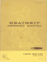 Heathkit SB-220-Linear-amplifier - Manual 